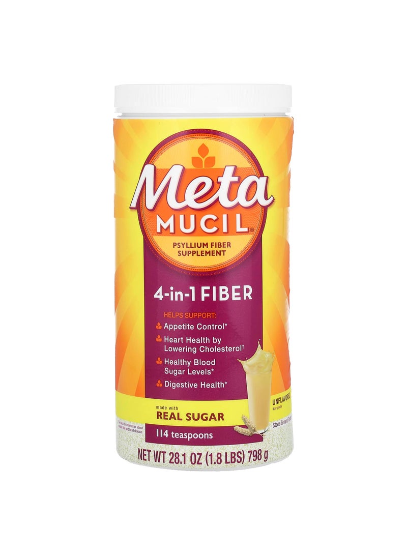 4-in-1 Fiber, Unflavored, 28.1 oz (798 g)
